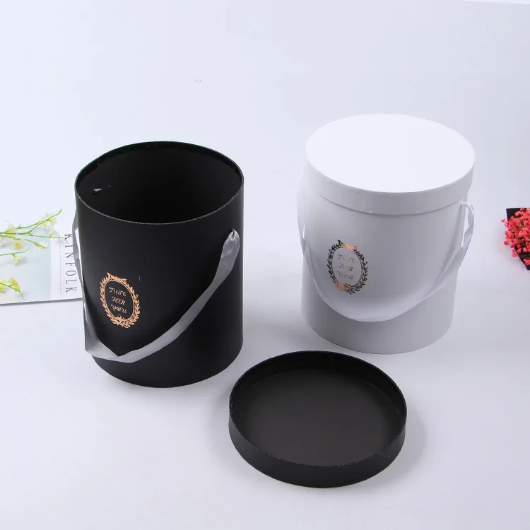 Wholesale Round Circle Roses Packaging Cardboard Box Luxury Preserved Rose Box Roses Gift Flower Box