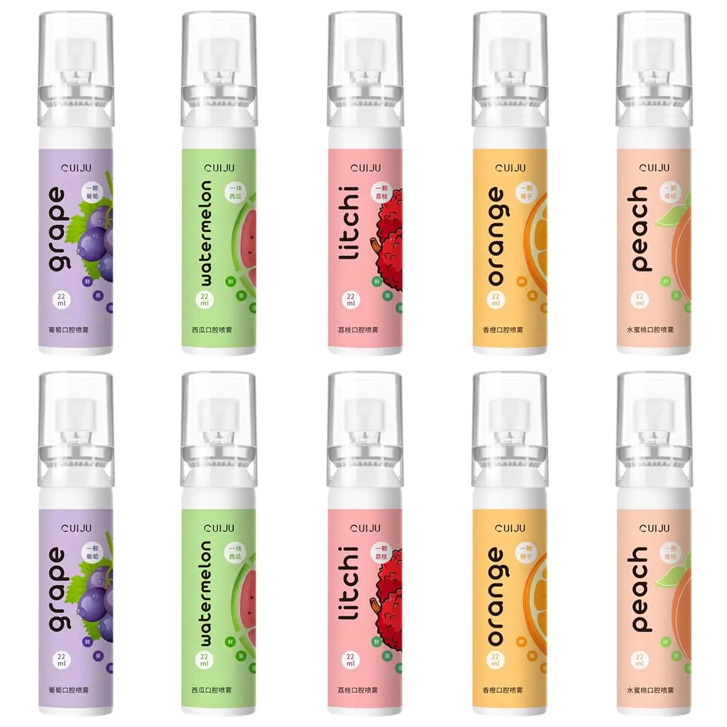 Portable Refreshing  Natural Breath Freshener Spray Fresh Fruit Fruit Oral Breath Spray