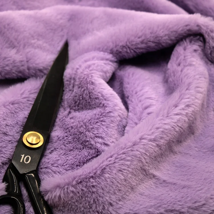 
made in China super warm and smooth polyester material artificial rabbit fur man made fabric 