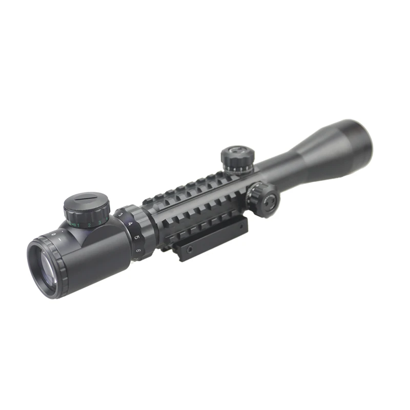 Promotion Optics  Scope3-9X40 EG Red Green Illuminate Tactical  Sight With Free Mounts