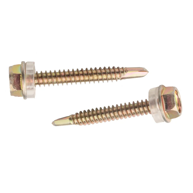 Гладить изделие из нержавеющей стали болты с шестигранной головкой и крестообразным шлицем из винтовые фланцевые винты для дерева