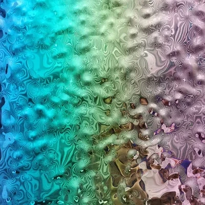 Сапфировый синий Декор 3d панель рельефная волна из нержавеющей стали лист для фона стены