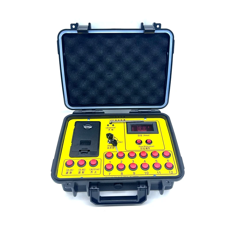 72 Channel with 18 receivers 4 cue cake fireworks firing system 1200 group transmitter control professional ignition system