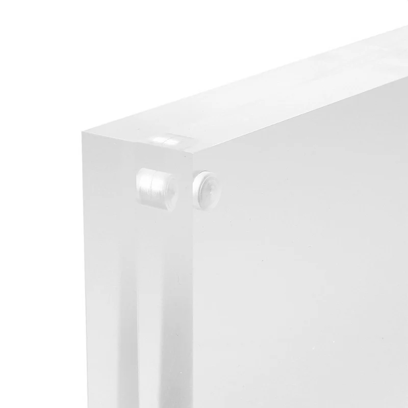 Factory Customized Clear Acrylic Magnetic Photo Frame Sign Holder