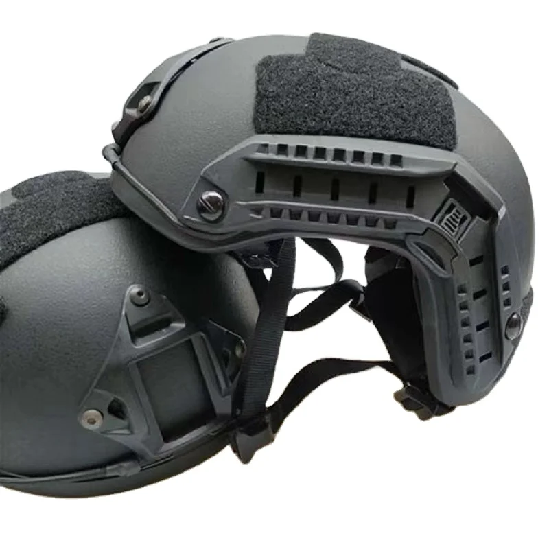 Ready to Ship  Black Mich 2000 PE Armor Bulletproof Helmet Level IIIA
