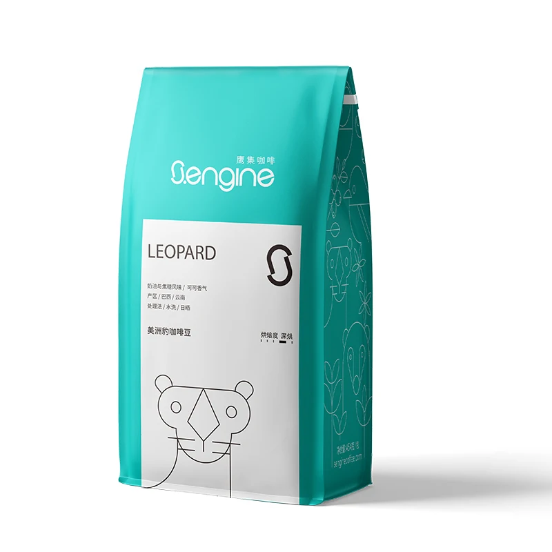 
Black Coffee Beans with Cream and Caramel Flavor of Fine Coffee Beans Factory Price Leopard Instant Coffee from CN;SHN 5boxes 