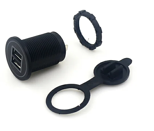 2020 роскошный производитель автомобильное зарядное устройство USB Socket3.1 A 2,1 A 12 V 24 V для сидений микроавтобусов