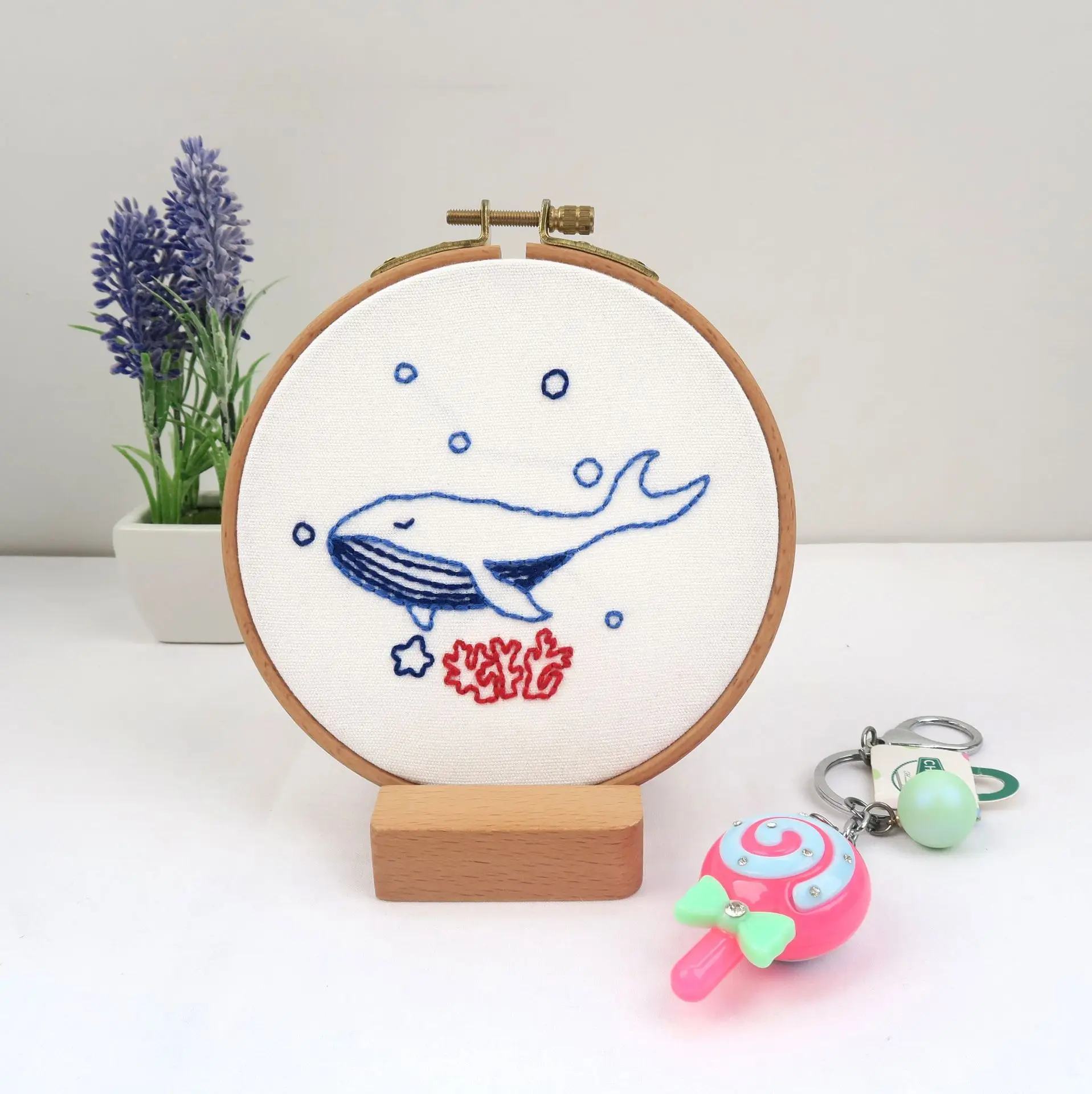 Wholesale Embroidery Stitch Practice Kit for Kids Hand Craft Lover, Starters Cross Stitch Kits with Tool Kits Instruction