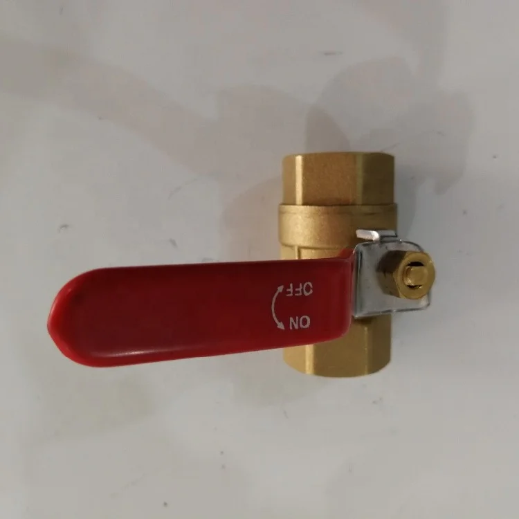 Рукоятка Рычага NPT резьба латунный шаровой клапан