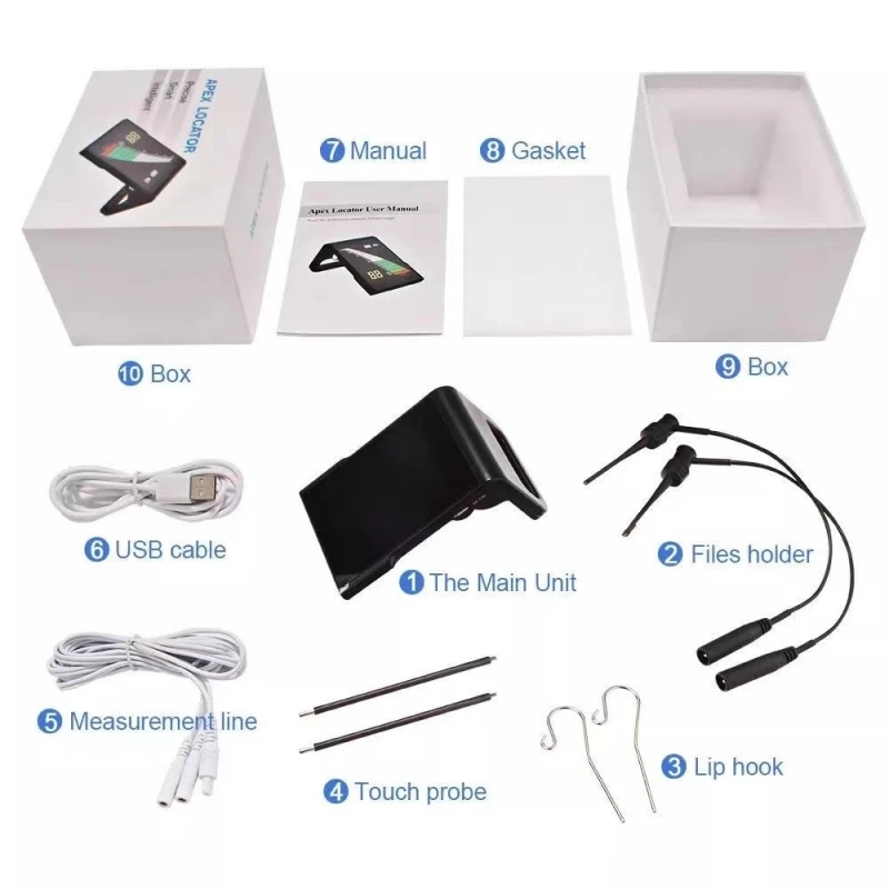 Mini Type Dental Apex Locator for Root Canal Treatment with LCD Screen Apex Locator