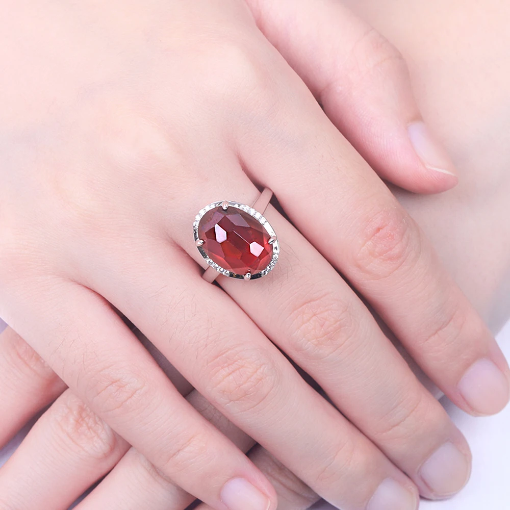 TL-B007 Factory sale new fashion 925 sterling silver three colours topaz gemstone jewelry women engagement fantasy rings