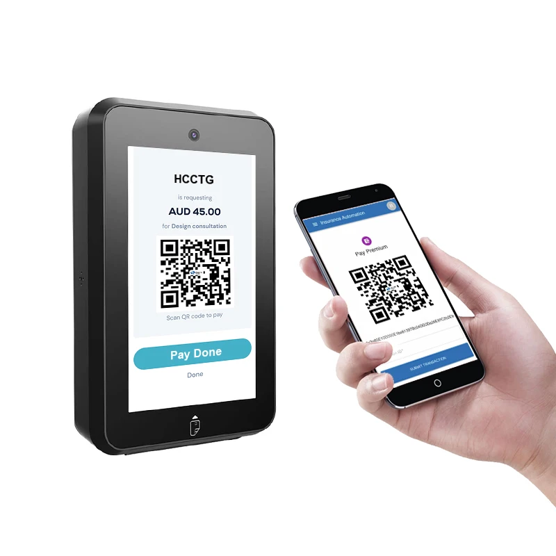 QR Payments RS232 Connection ISO14443 Unattended Ticketing Self-service POS Terminal for Kiosk CM30