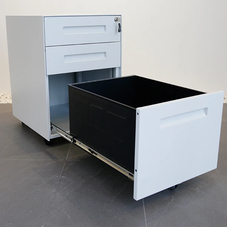 Hot sale steel mobile office lockable filing drawer storage cabinet