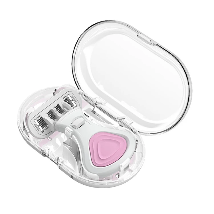 Portable Women Safety Razor With High Quality Manual Lady Mini Razor Shaving Kit