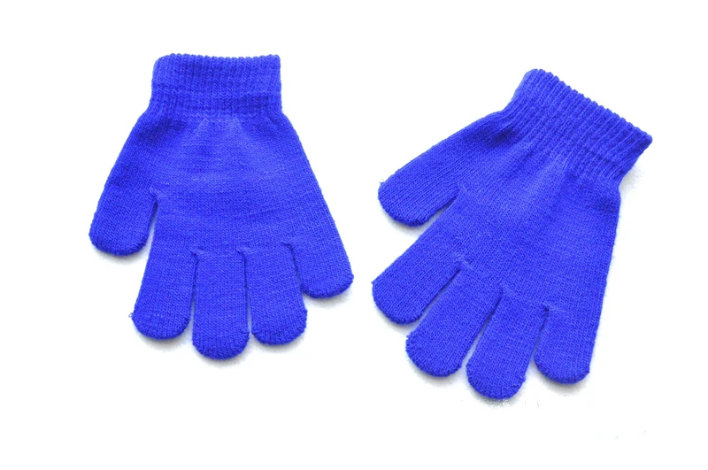 Детские зимние волшебные перчатки, Детские эластичные теплые волшебные перчатки, вязаные перчатки для мальчиков и девочек