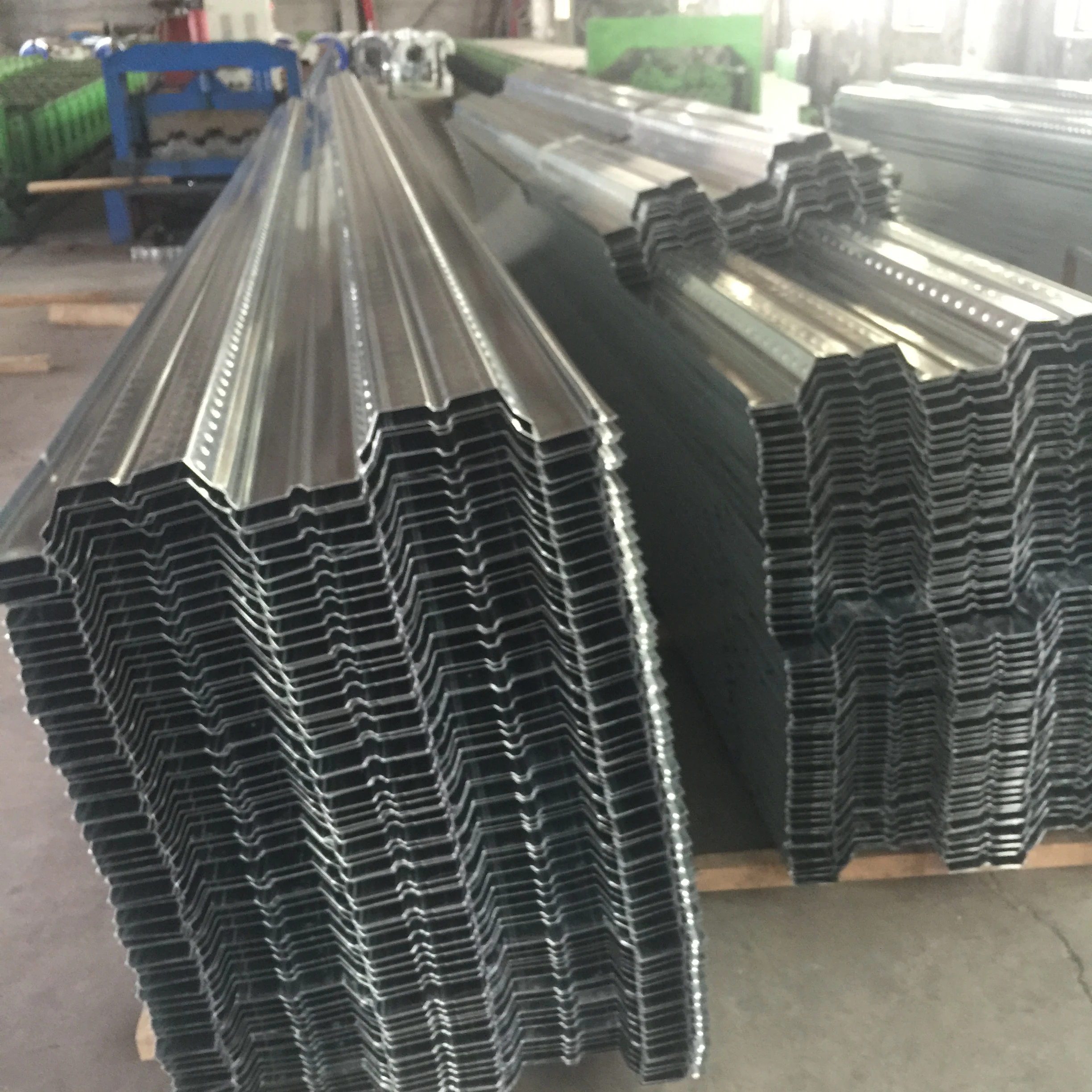 Q235 Q235B 720 1000 various plate types opened and closed floor metal decking sheet galvanized for wall
