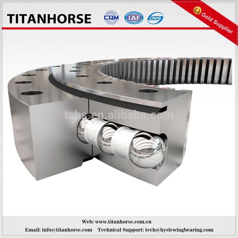 Тяжелого типа поперечный ролик экскаватора поворотного подшипника для роторного оборудования