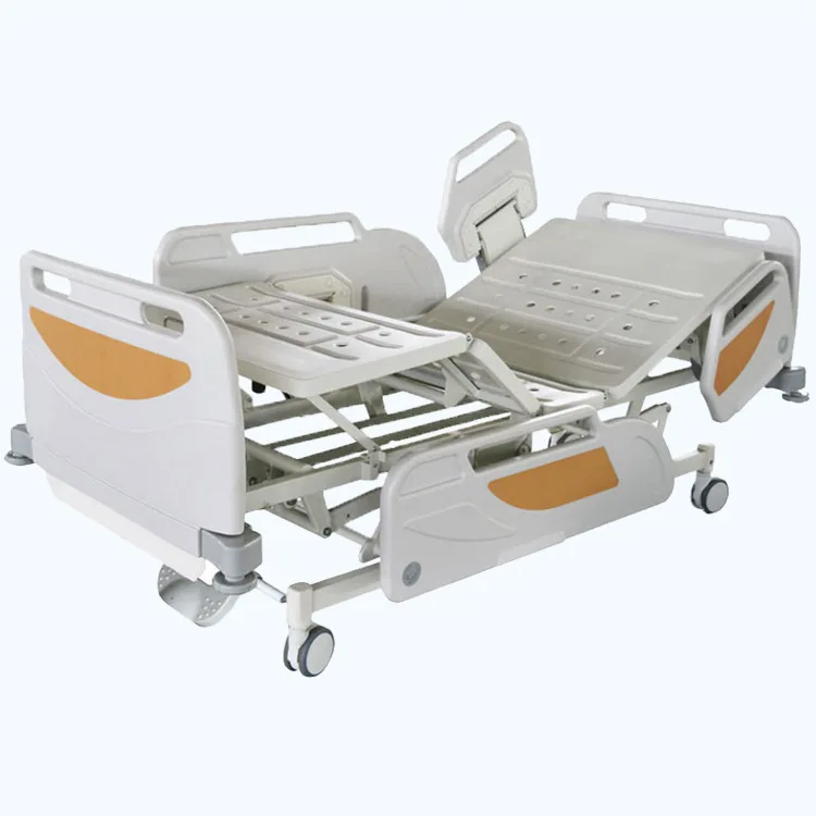 5 Function Icu Medical Patient Care Electric Hospital Bed Price For Sale
