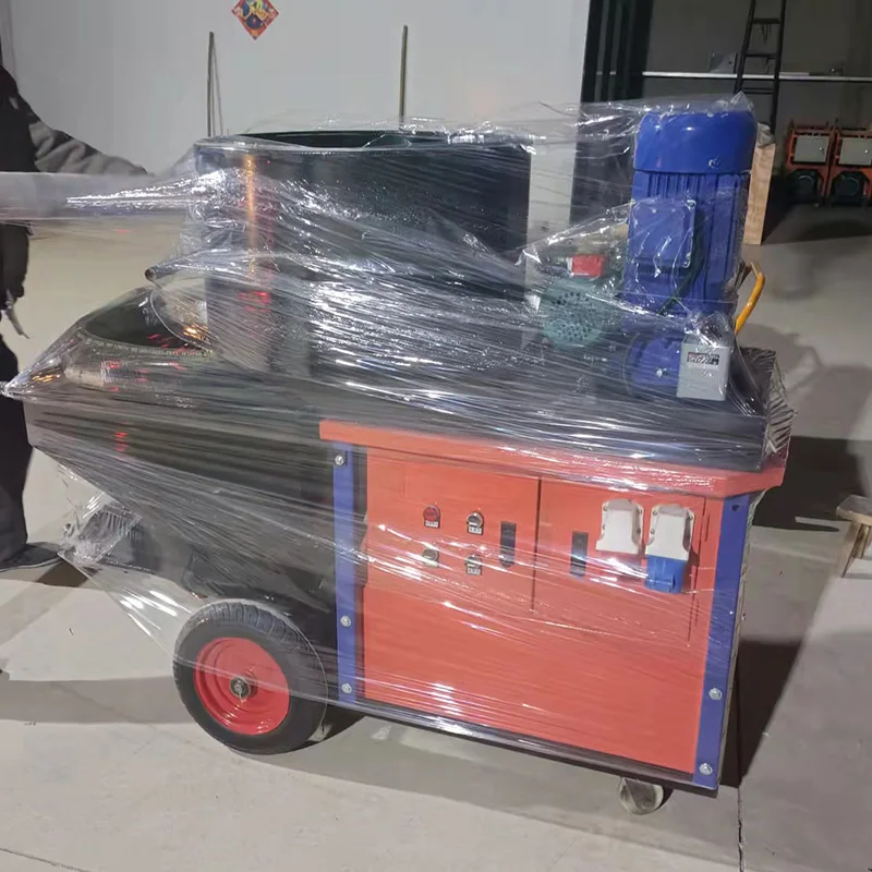 Electric Engine 7 Kw Cement Mortar Spraying Machine