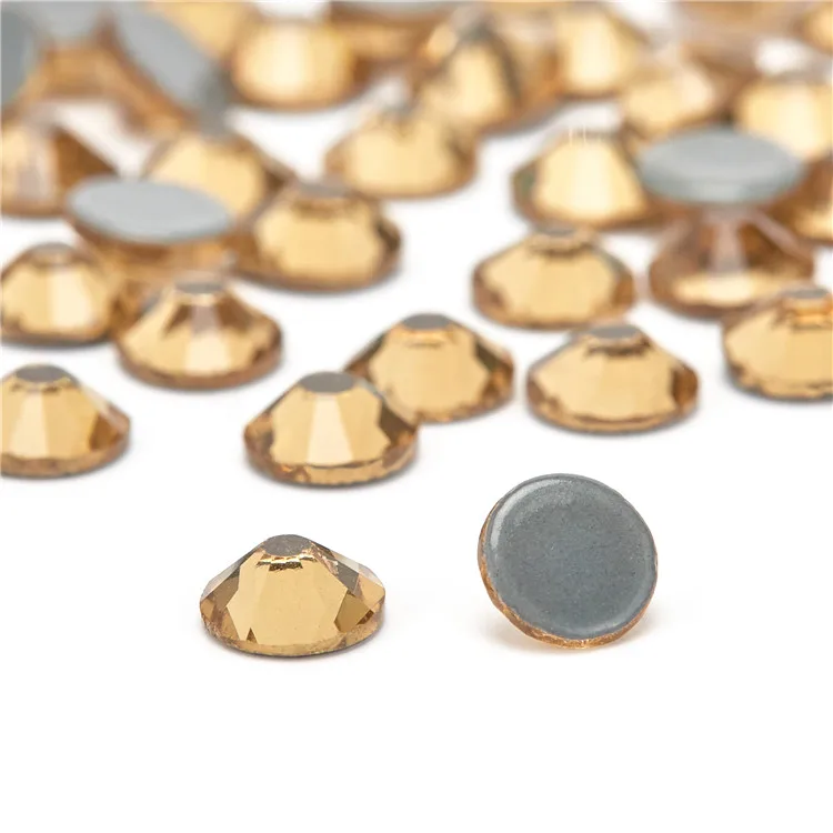 
Lt.Topaz ss8 Austrian Quality Rhinestones Flatback Hotfix On Shoes 