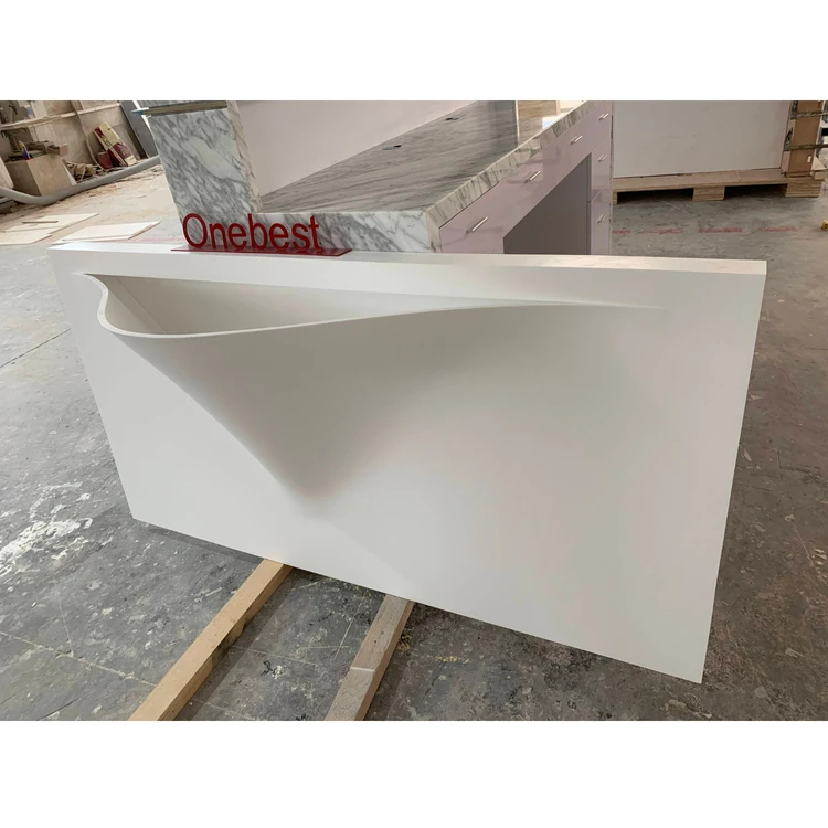 Corian твердая поверхность овальной формы раковина для ванной умывальник Специальный дизайн гостиной