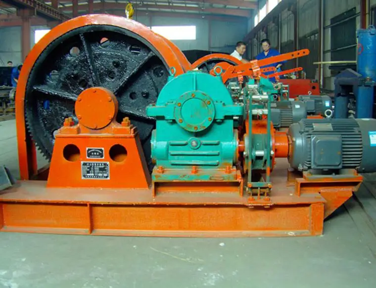 JZ Series Mine Shaft Drilling Winch JZ16/800 Stable Car Lifting Capacity Strong Rope Capacity Large Smooth Running