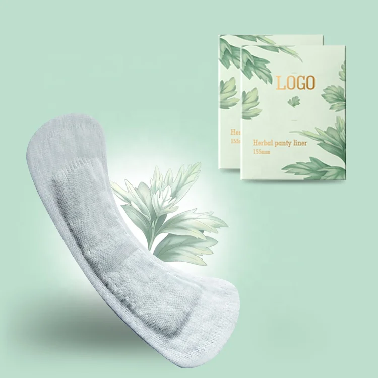 Оптовая продажа OEM чистая китайская медицина полынь гигиенические прокладки для женских