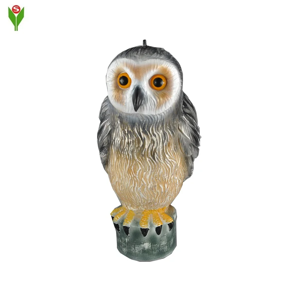 Plastic Outdoor and Home  Garden Owl Decoy for Pest Control