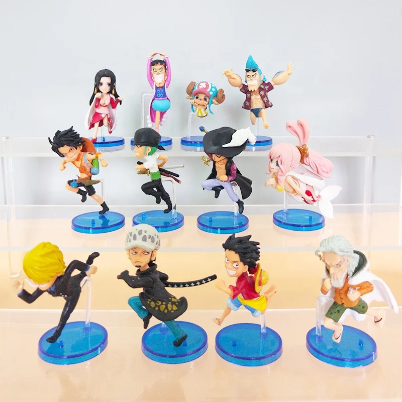 12pcs/set Factory Wholesale One piecess Model Anime Action Figure PVC Collection Model Toys