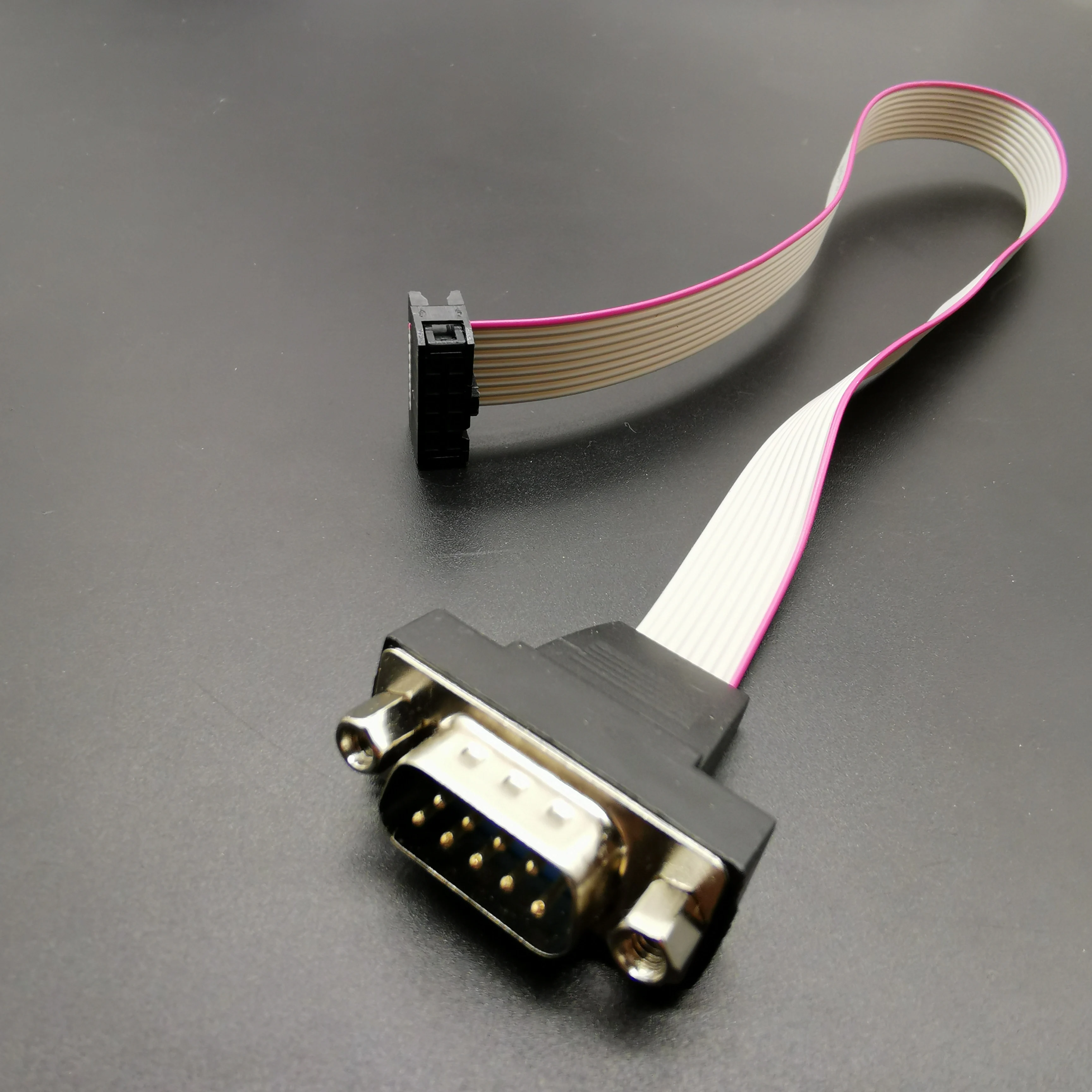 Motherboard COM serial port DB9 9Pin to PH2.0 Double row Flat ribbon cable