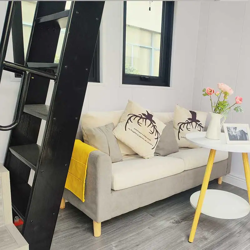 Ready to Ship Mobile Tiny House with Trailer for Camping/Resort/Garden Studio/Home Office