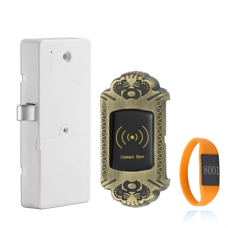 KLV109 Smart RFID Induction Lock Sauna Spa Gym Electronic Cabinet Locker Locks ID Card Lock With Induction Card