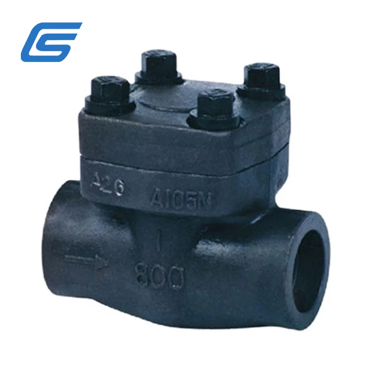 stainless steel 304ss 316ss socket weld butt weld one way piston check valve API602 A105 2 CL800 check valve non return valve