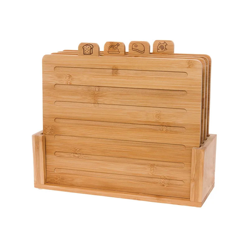 Homsense Wholesale Top Seller  Cutting Board With Box Modern Minimalist Household Bamboo Cutting Board