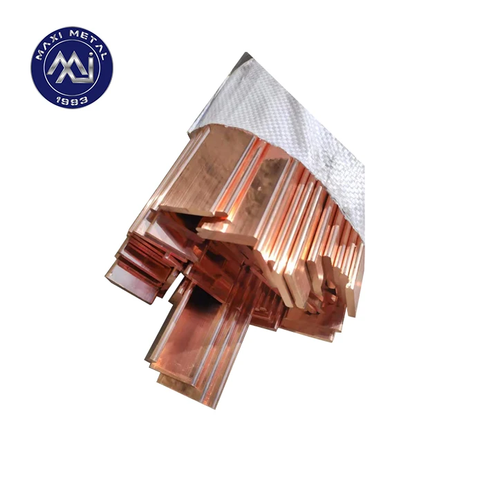 Hot Sale Copper Battery Flat Bar Copper Bus Bar 25x3mm Electrolytic Copper Bus Bar