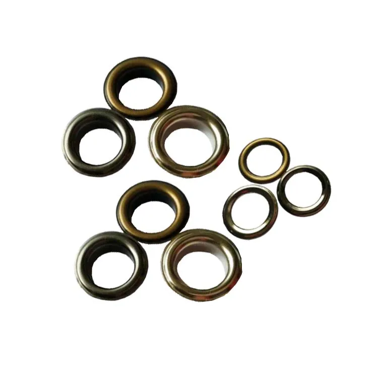 Большие круглые металлические латунные люверсы 17,5 мм с шайбой, металлические люверсы, никель/черный никель/бронза