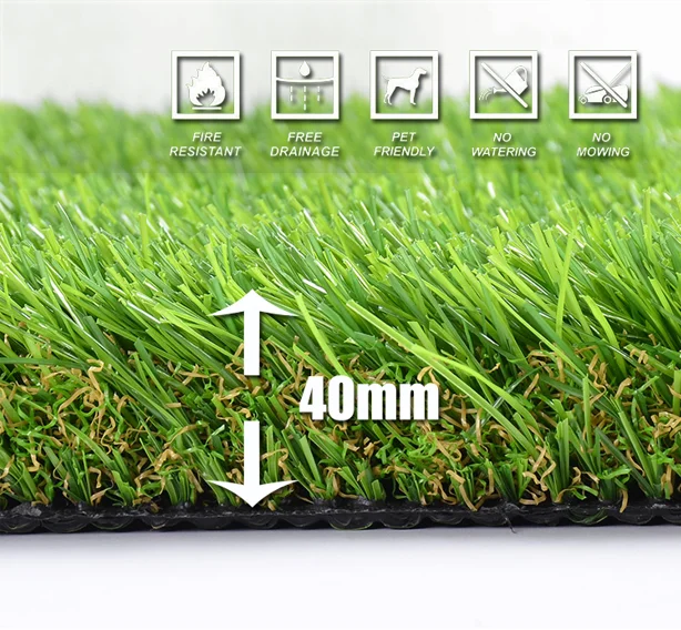 Landscaping outdoor playground grass carpet natural grass for garden artificial grass