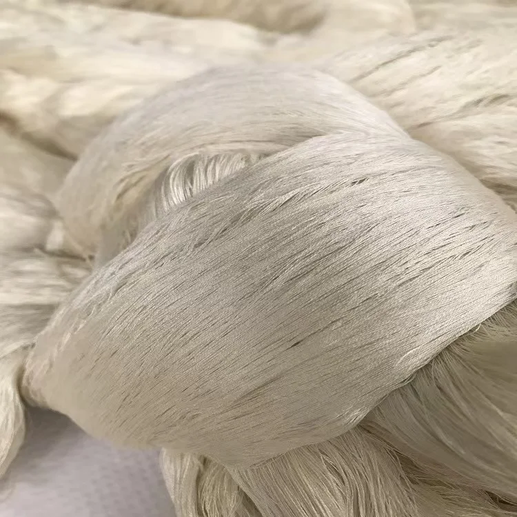 Yarn Count 2/120  100% Silk Spun Yarn  High Quality Natural Material  for Knitting and Scarf
