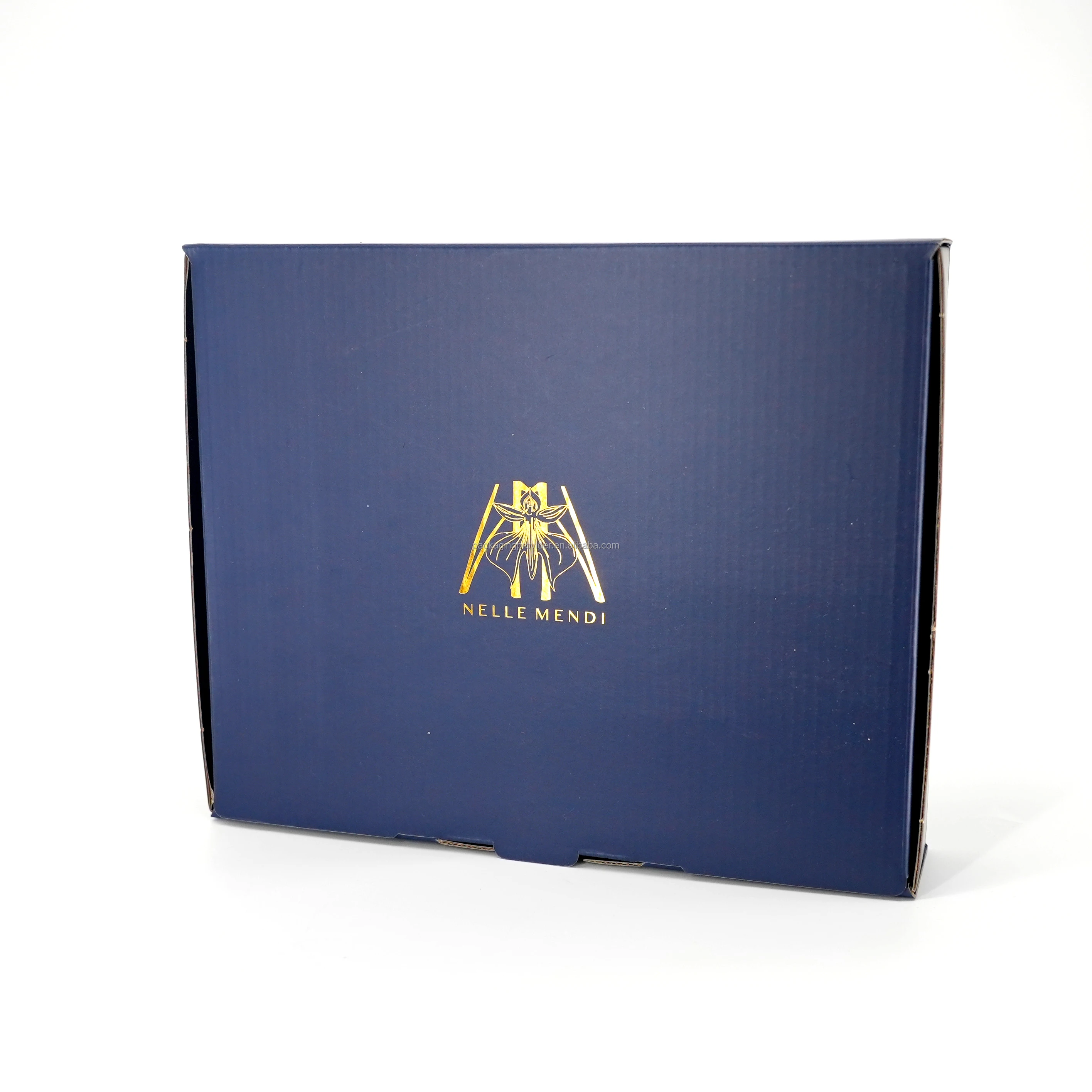 High quality Customized paper Packaging Box gold foill stamping Shipping box for clothing