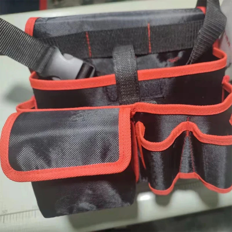 Custom Working At Height Utility Tools Belt Durable Tarpaulin Multi Pockets Tool Bag Waist