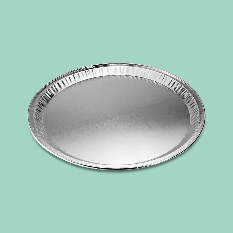 convenient heat resistant round foil plates/ pie pan 12' pizza aluminium tray
