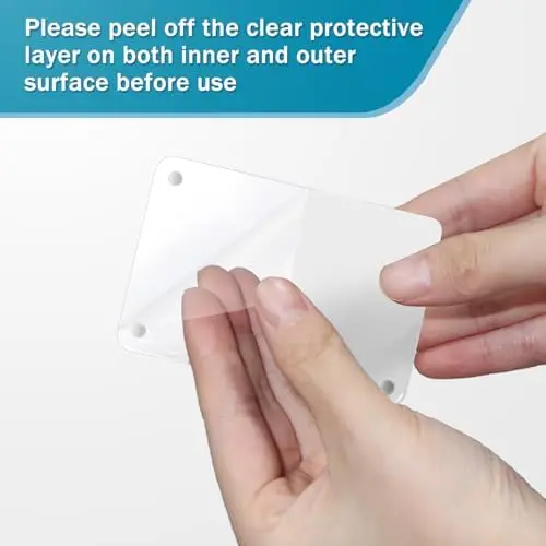 18 Pcs Acrylic Fridge Magnets 2 x 3 Mini Double Sided Clear Frameless Display Frame Fujifilm Instax Locker 2.36 x 3.54 Inches