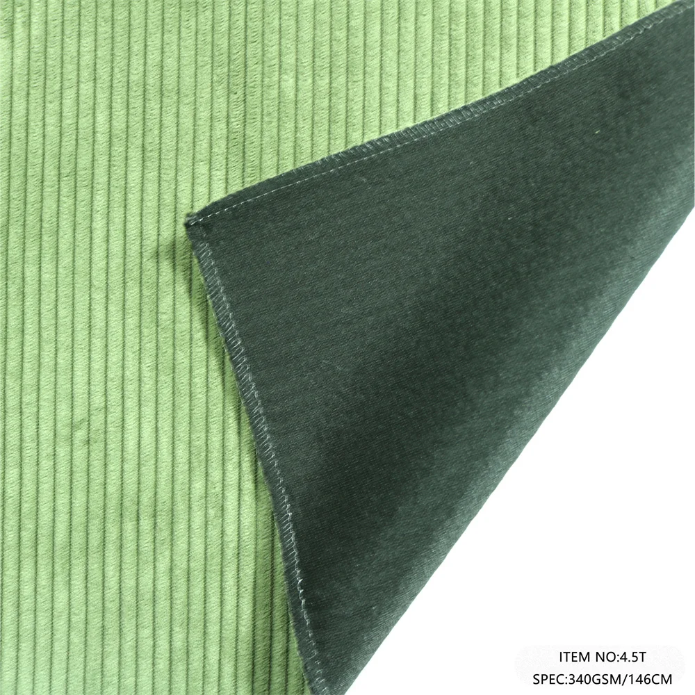 4.5T sofa fabric for furniture textile 140-160cm width corduroy upholstery fabric woven fabric upholstery