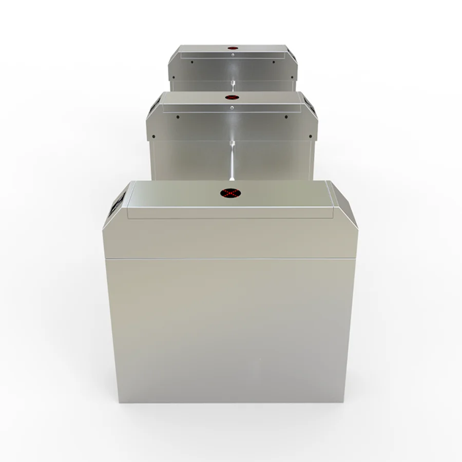 Automatic Security Services Qr Code Reader Wiegand Dc Motor Swing Turnstile Gate