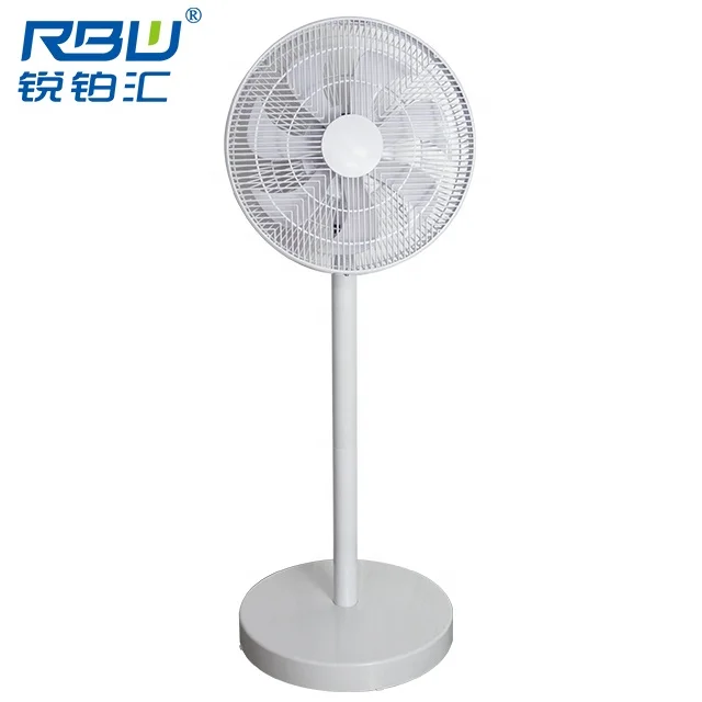 New arrival adjustable height WIFI function floor standing 12 volt dc fans