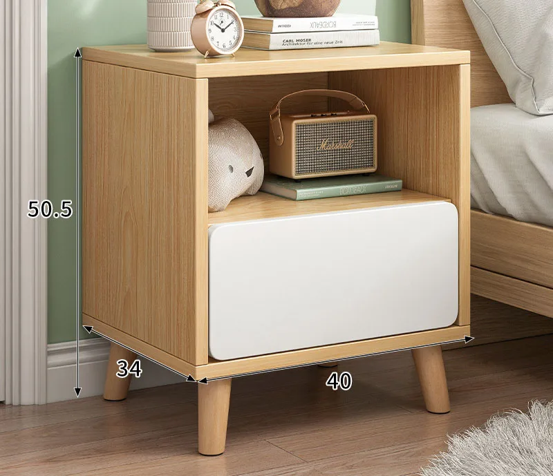 OEM Bedside Table Simple Modern Storage Rack Nordic Storage Cabinet Small High Quality Simple Household Bedroom Bedside Cabinet