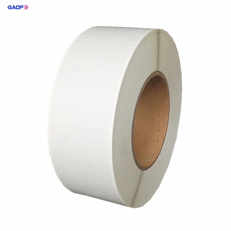 polypropylene synthetic paper label self adhesive barcode sticker labels thermal transfer synthetic vinyl labels