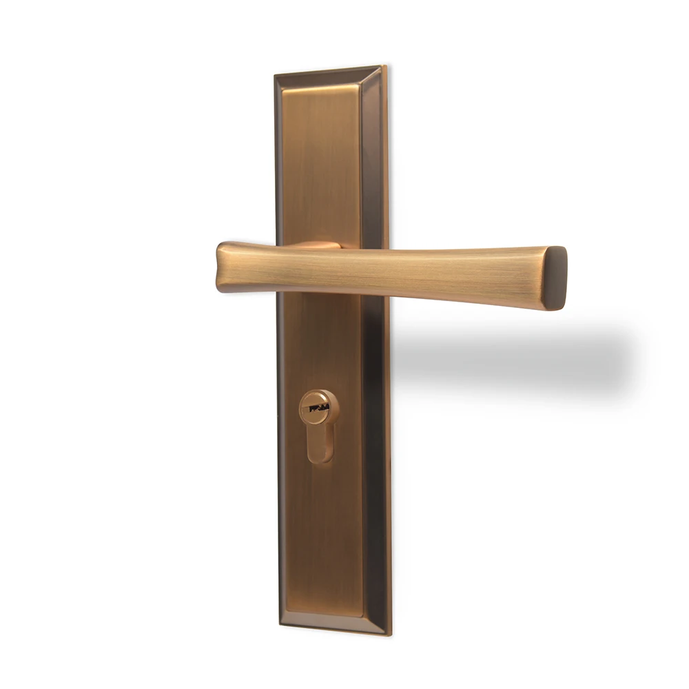 YONFIA 8172P30 Bronze Door Lock Handle Mute Household Bedroom Door Lock Thickened Magnetic Suction Door Lock