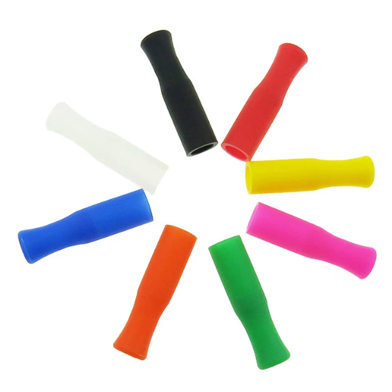 Germany/USA food grade silicone straw tips and silencers
