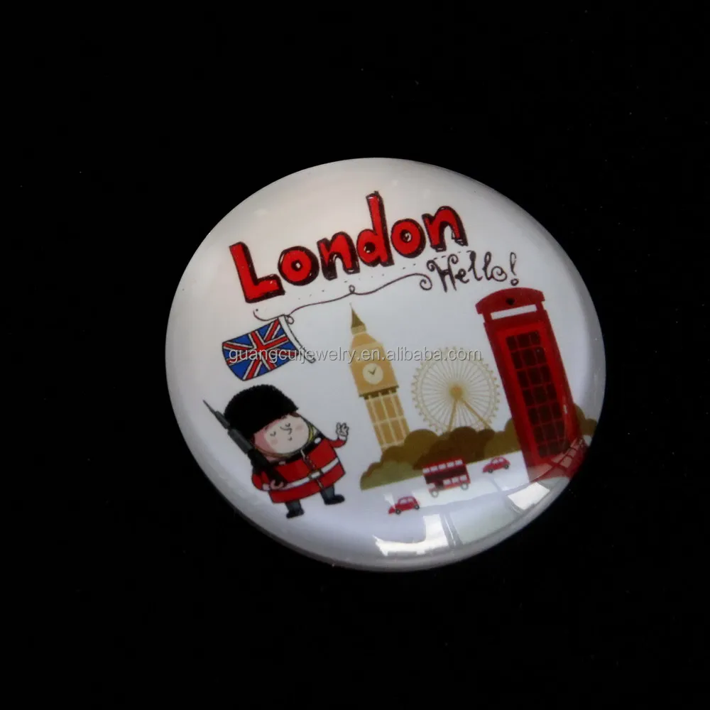 Custom design London Britain souvenir buy online crystal fridge magnets